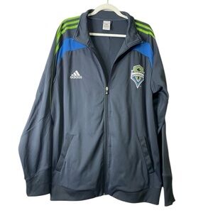 Adidas Seattle Sounders FC Full Zip Track Jacket | Men’s 2XL